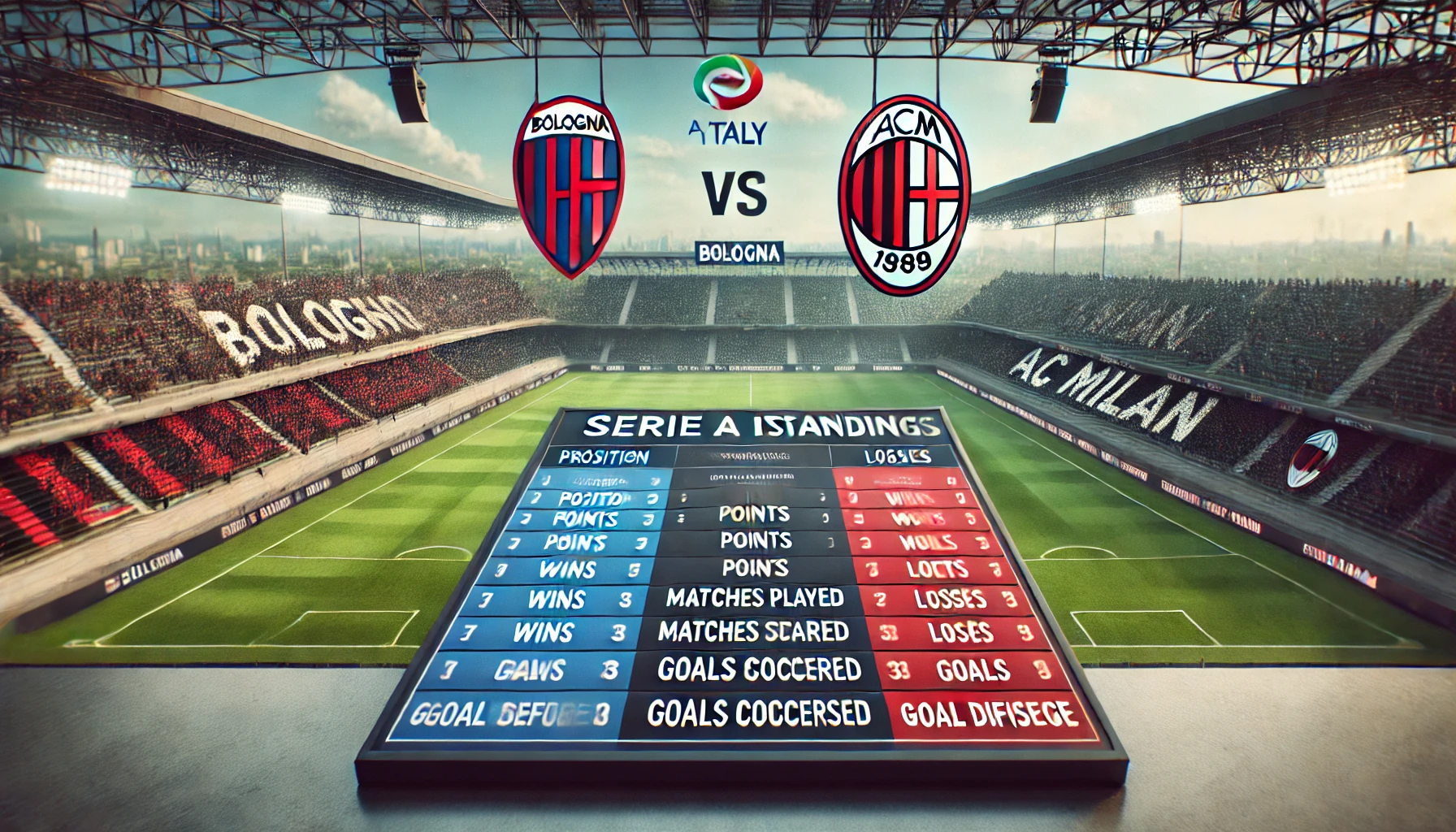 Klasemen Bologna vs AC Milan Terbaru: Rossoneri Tembus Tiga Besar Usai Laga Sengit di Renato Dall’Ara