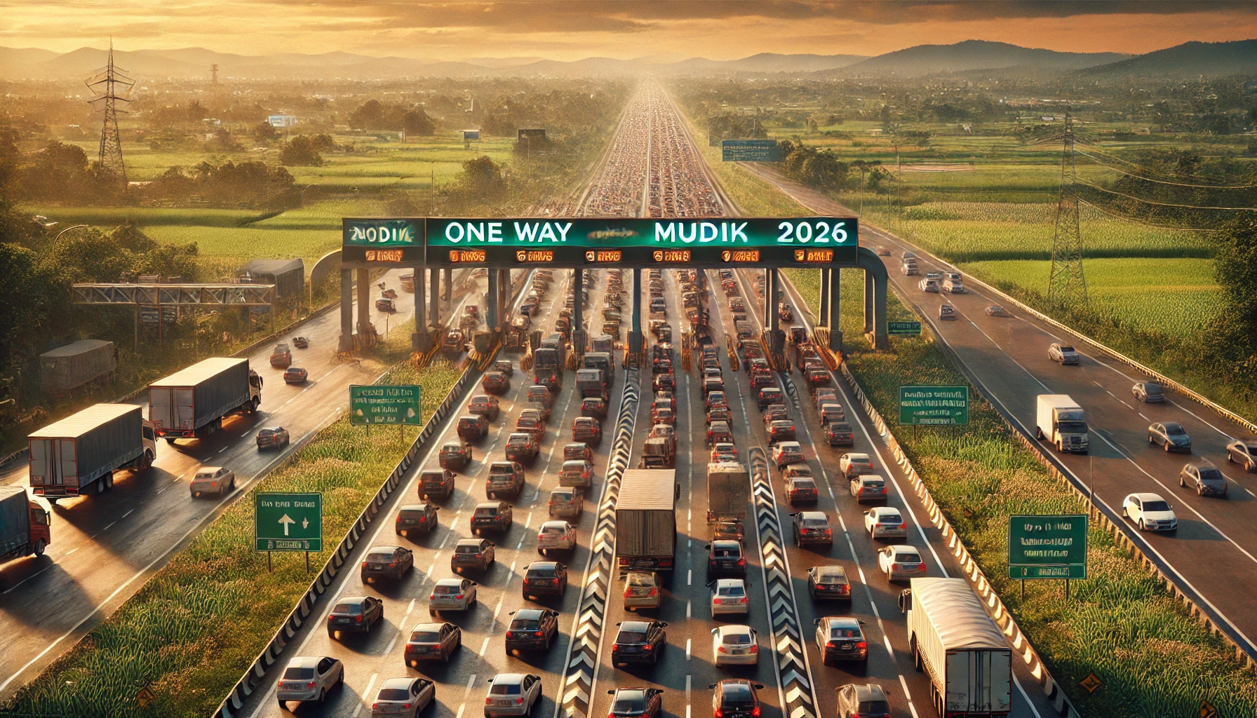 Jadwal One Way Mudik 2026 Terbaru Lengkap Rute Jam Berlaku Dan Tips Perjalanan