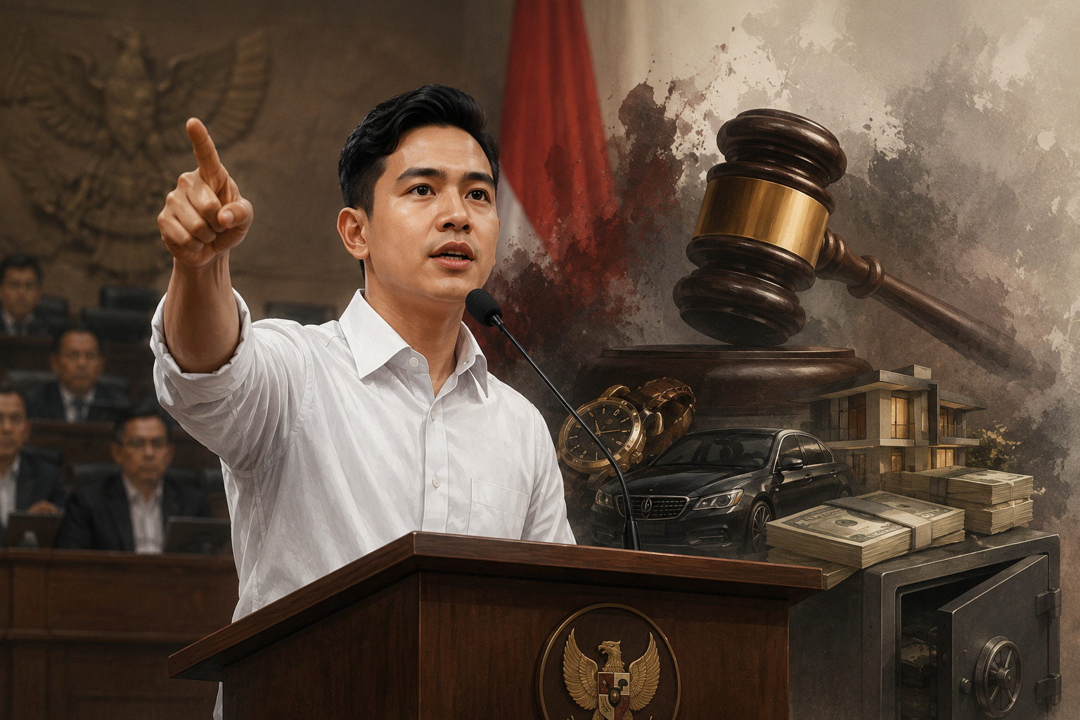 Gibran Desak Ruu Perampasan Aset