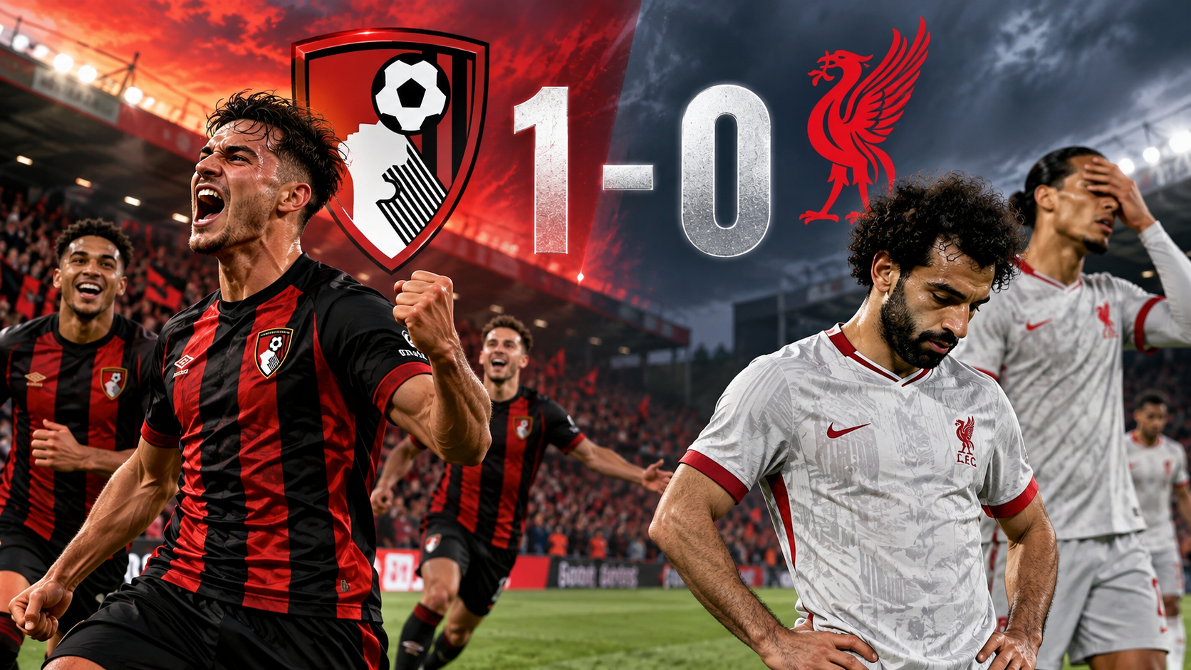 Hasil Bournemouth Vs Liverpool