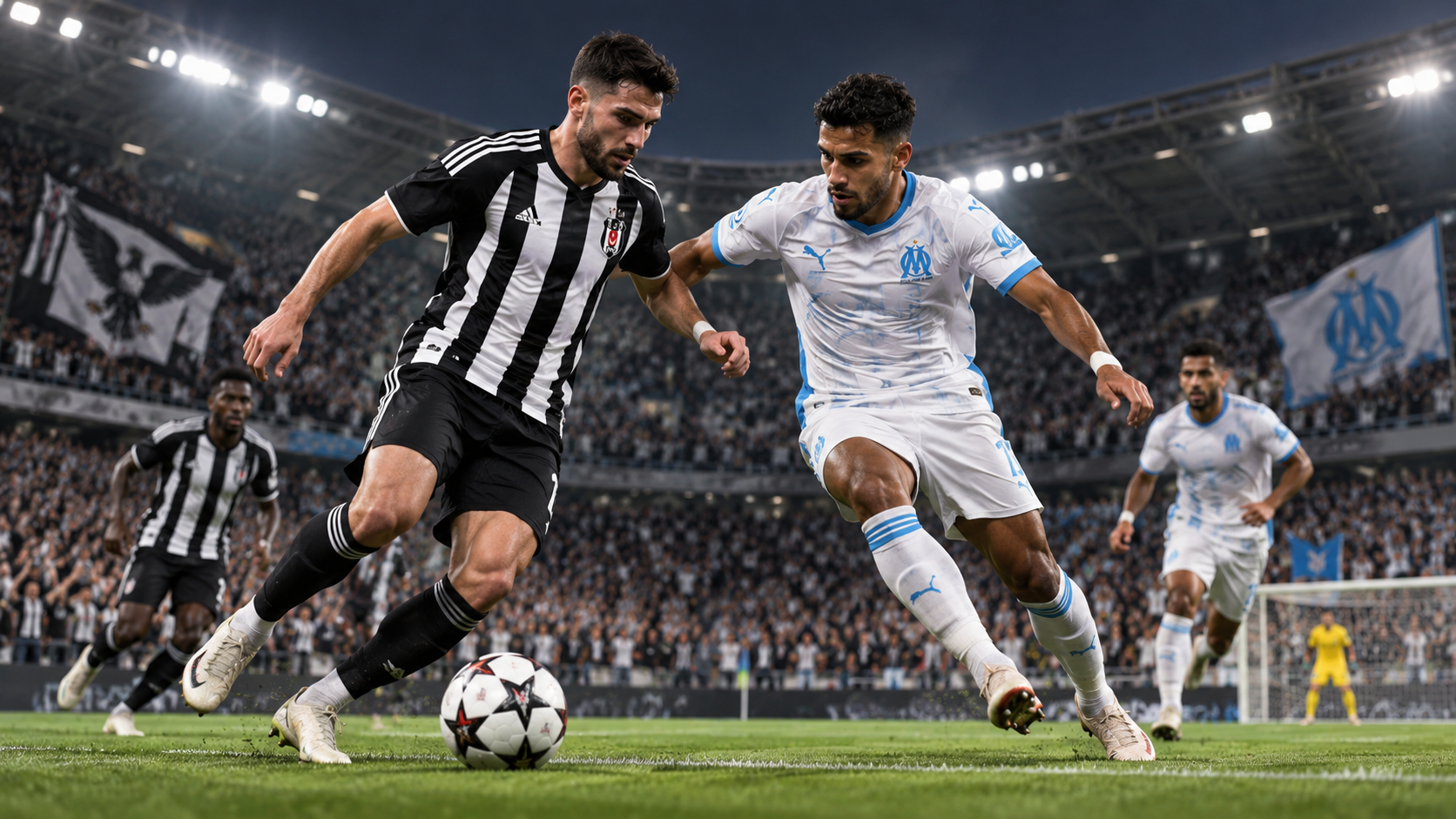 Hasil Pertandingan Beşiktaş Vs Marseille