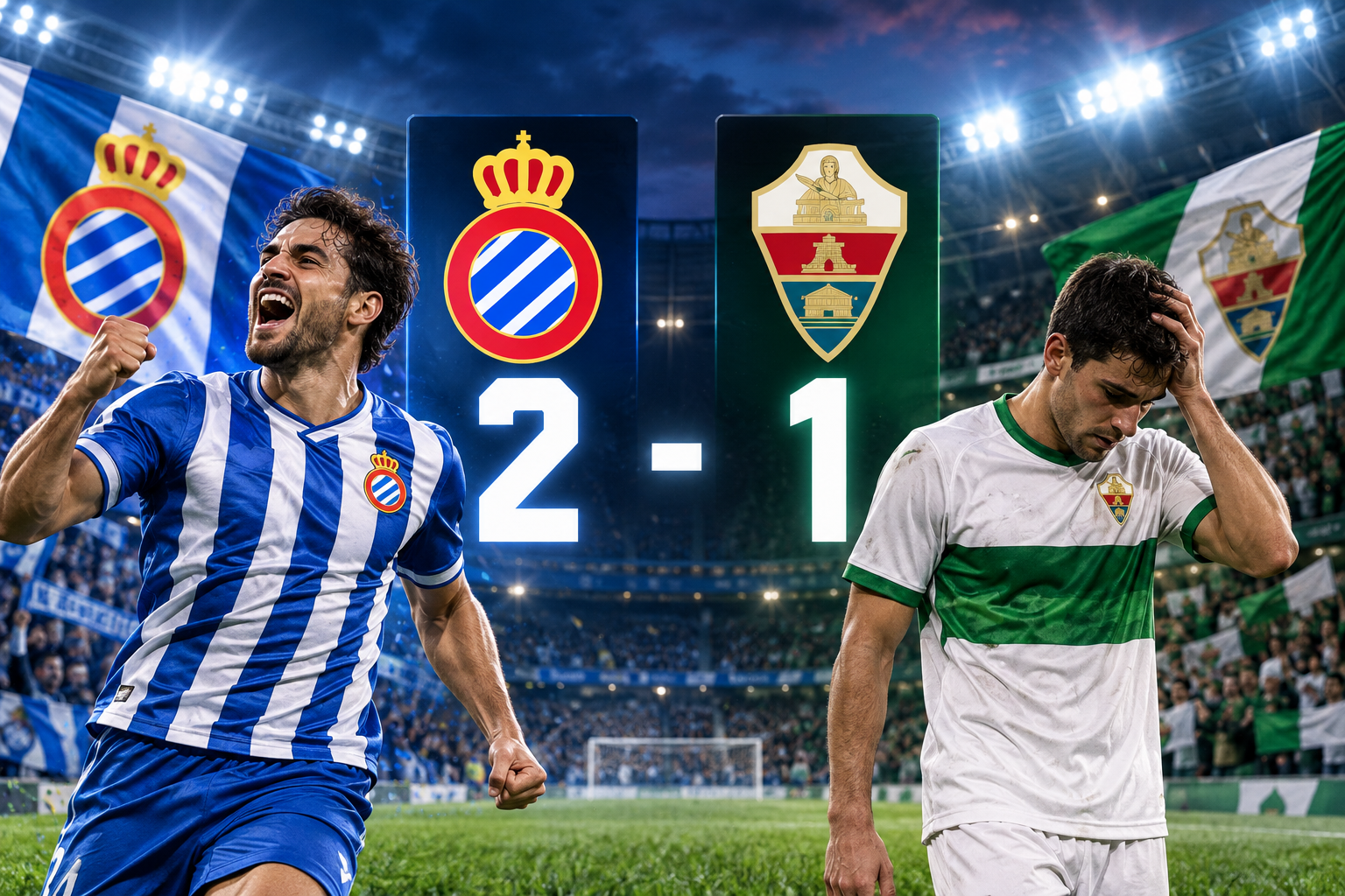 Hasil Pertandingan Espanyol Vs Elche