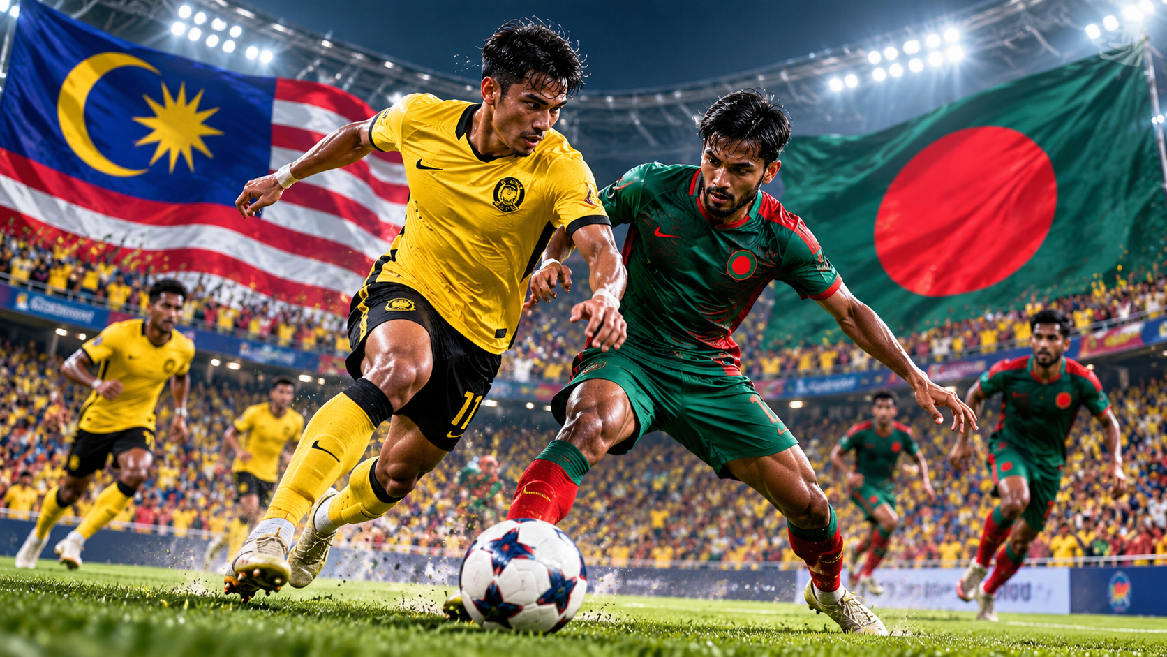 Hasil Pertandingan Malaysia Vs Bangladesh Harimau Malaya Menang Telak 3-0 di Jakarta