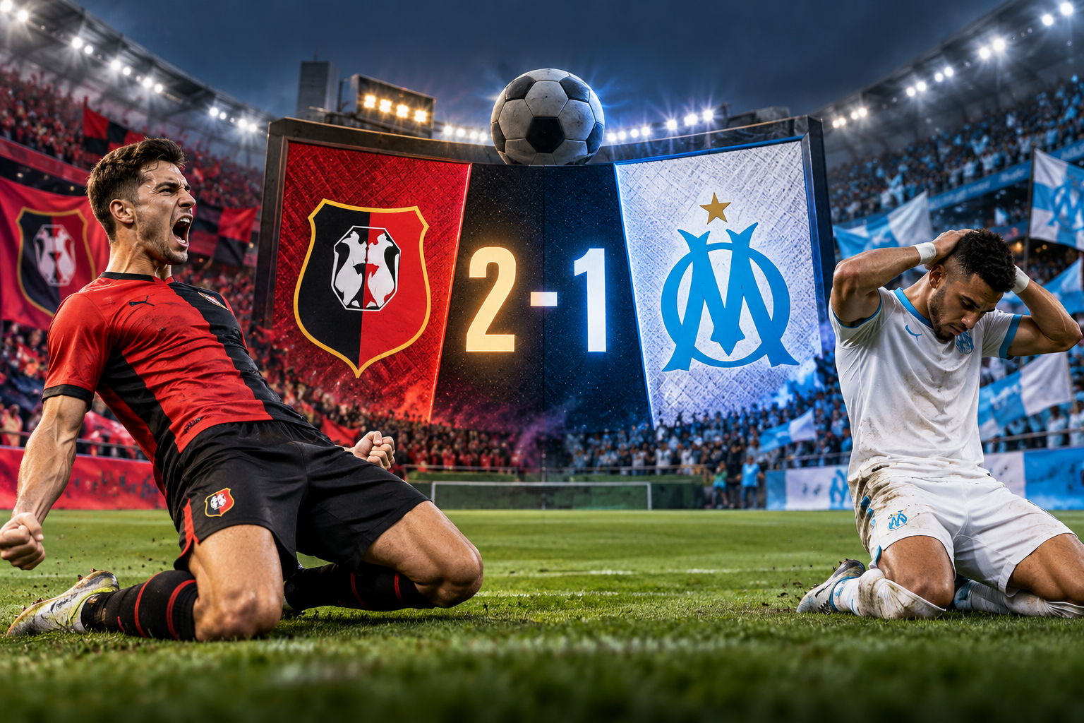 Hasil Rennes Vs Marseille