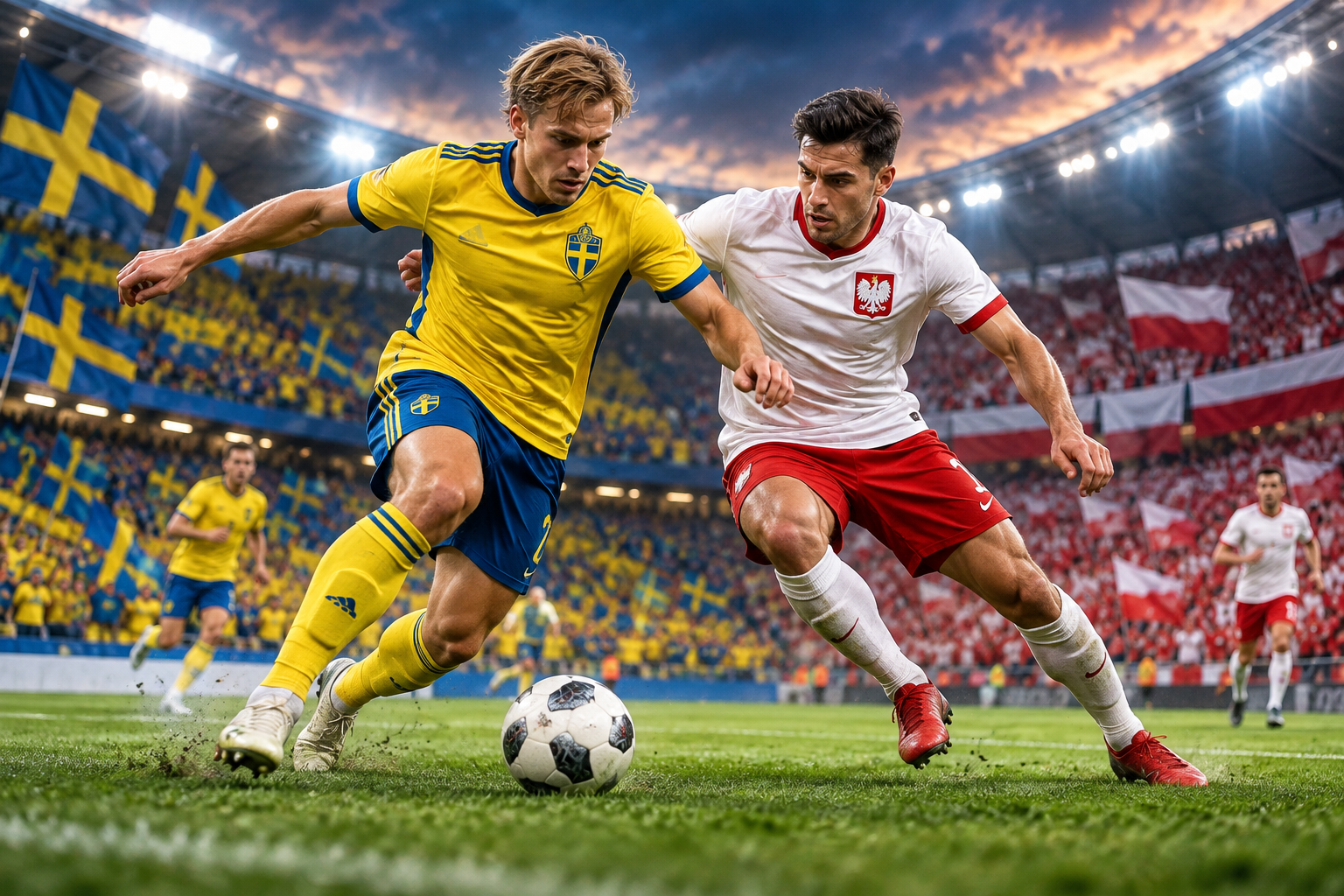 Pertandingan Swedia Vs Polandia Berakhir 3-1 Tuan Rumah Tampil Tajam