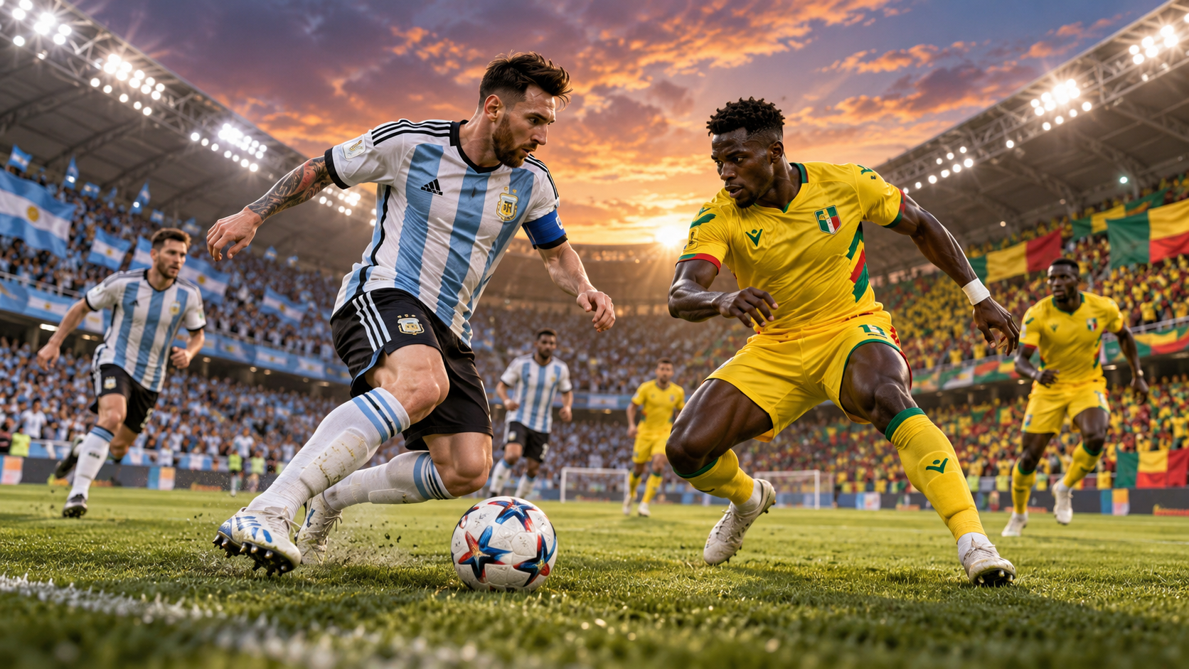 Pertandingan Argentina Vs Benin Berakhir Manis untuk Lionel Messi