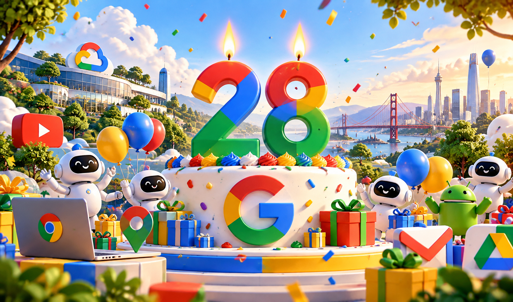 Ulang Tahun Ke-28 Google 2026 Mengenang Perjalanan dari Search hingga AI